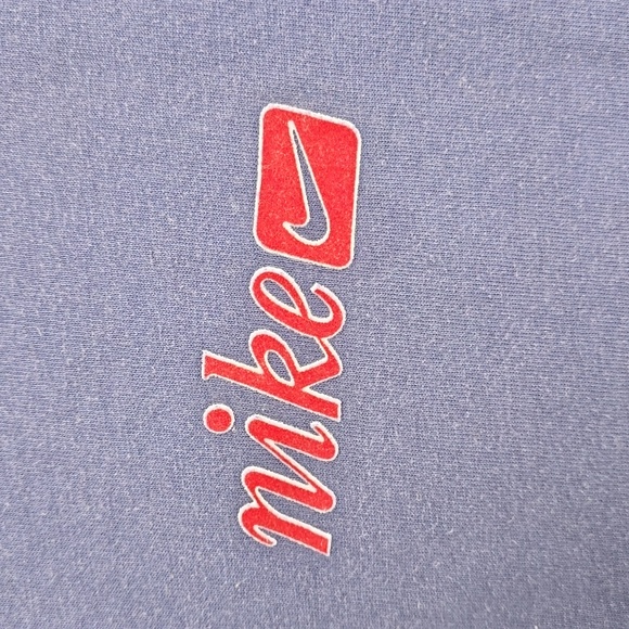 Vintage 90's Nike Navy Sleeveless Shirt T-Shirt Size Large - Picture 3 of 8